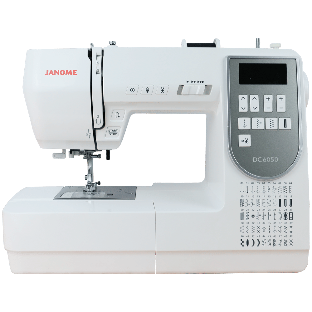 จักรเย็บผ้าไฟฟ้า JANOME รุ่น DC6050 สีขาว_0